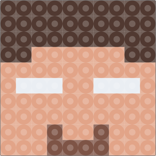 Minecraft Herobrine Pärlplatta