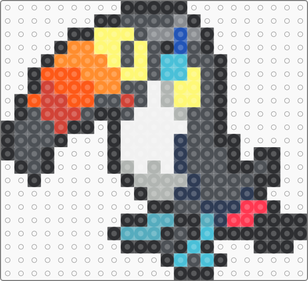 Pokémon Toucannon Pärlplatta