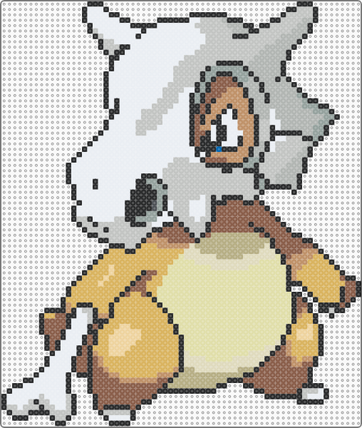 Pokémon Cubone Pärlplatta