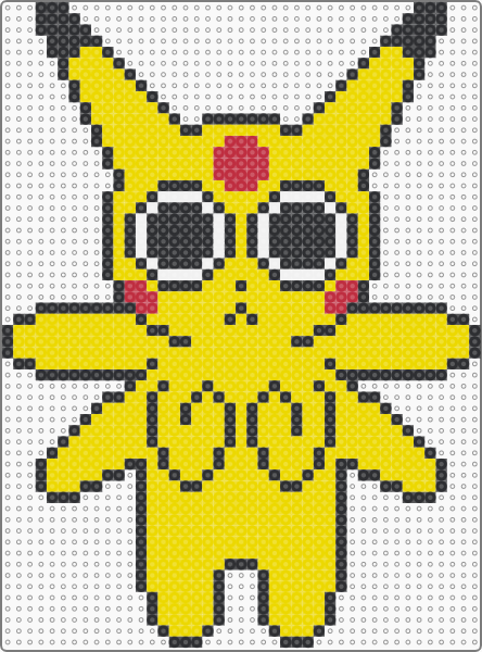 Pokémon Pikachu Pärlplatta