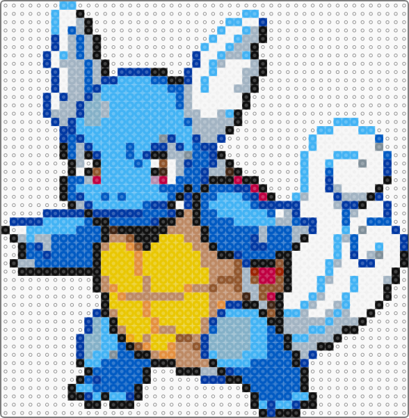 Pokémon Wartortle Pärlplatta