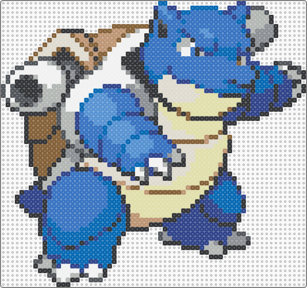 Pokémon Blastoise Pärlplatta