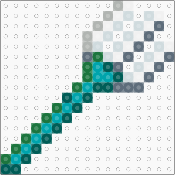 Minecraft Trident Pärlplatta