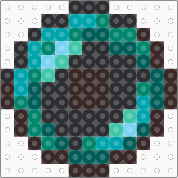 Minecraft Cosmic Ender's Pearl Pärlplatta