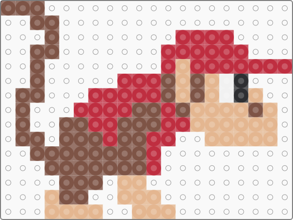 Super Mario Diddy Kong Pärlplatta