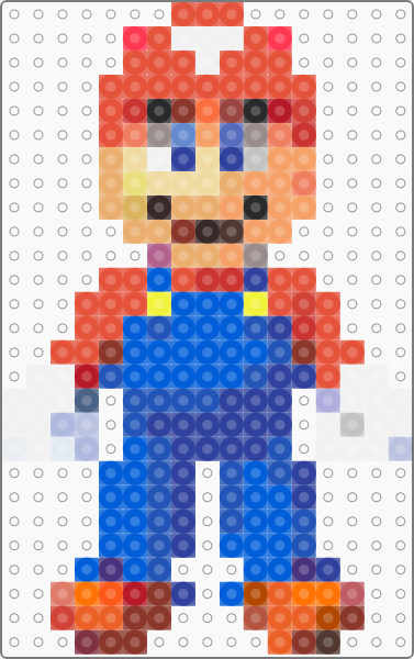 Super Mario Pixelated Pärlplatta